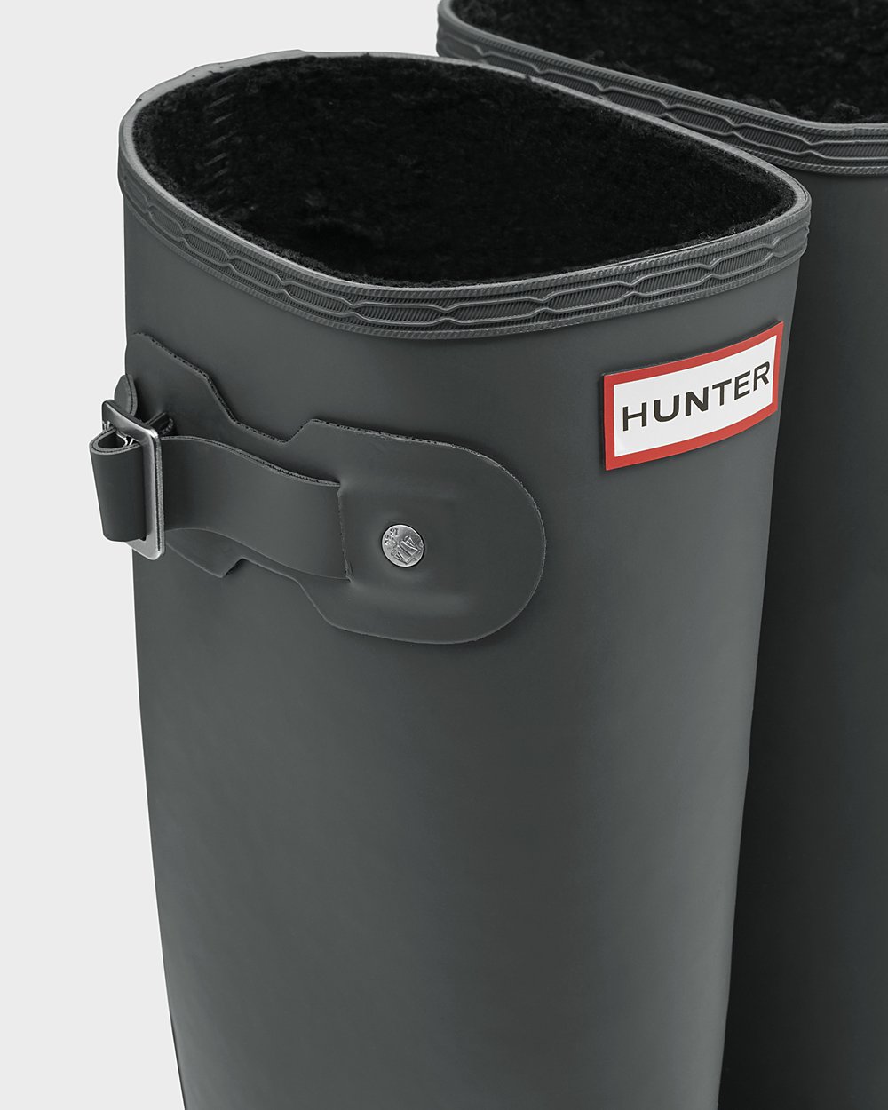 Bottes Hautes de Pluie Hunter Original Insulated Femme Vert Foncé GTNJVYA-10